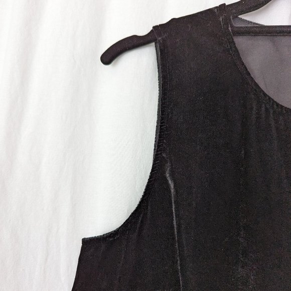 J Crew Black Velvet Peplum Blouse Size 4 - Picture 8 of 14